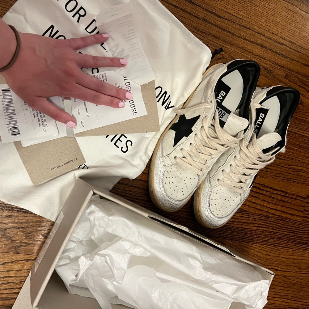 Golden Goose Women’s Ballstar Sneakers - Picture 10 of 12